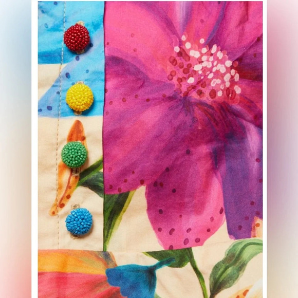 Farm RioMary’s Gardener Off-White Floral MaxiDress - Picture 5 of 9